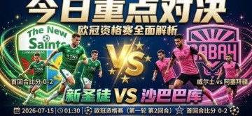 7月16日：欧冠首回合落后咋翻盘，深扒硬核数据，亮两场破局底牌